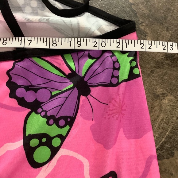 NEW: Shein  pink butterflies nightie fits XXL 42-43 bust - Picture 5 of 8